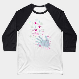 Beautiful Flower heart Baseball T-Shirt